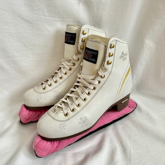 Lake Placid Alpine 800 Ladies size 8 figure skates - Picture 1 of 9